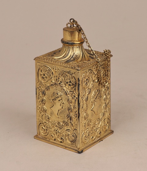 Ornate Gilt Antique Perfume Bottle