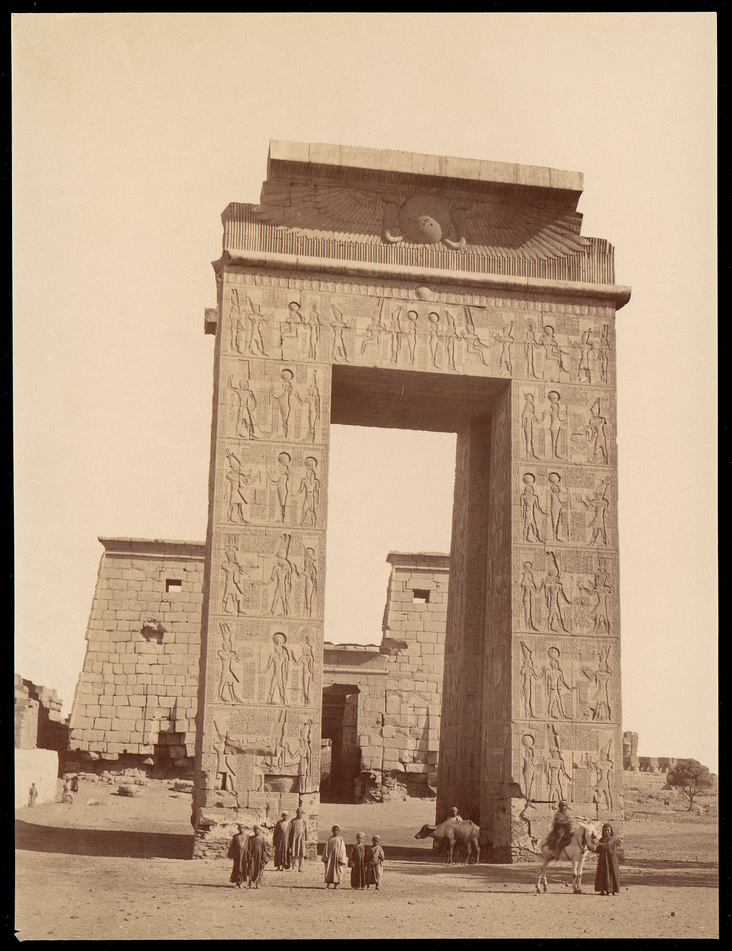 Ancient Egyptian Temple Gate