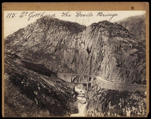 Devil's Bridge at St Gotthard