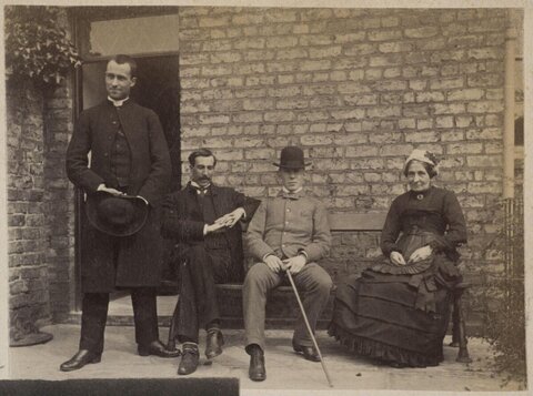 Victorian Outdoor Group Portrait