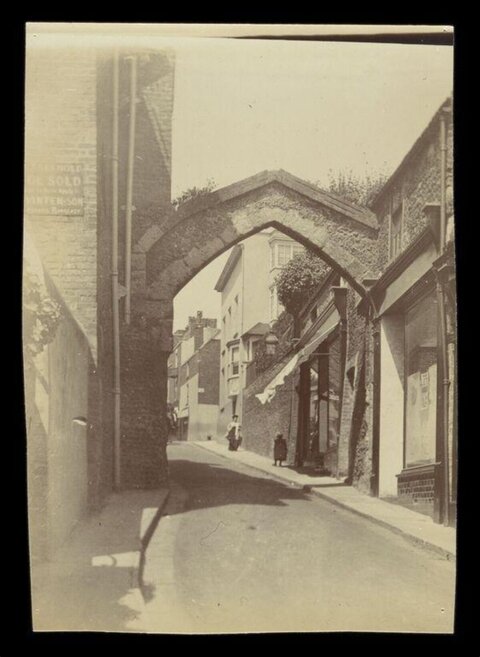 Old Stone Arch over Town Street