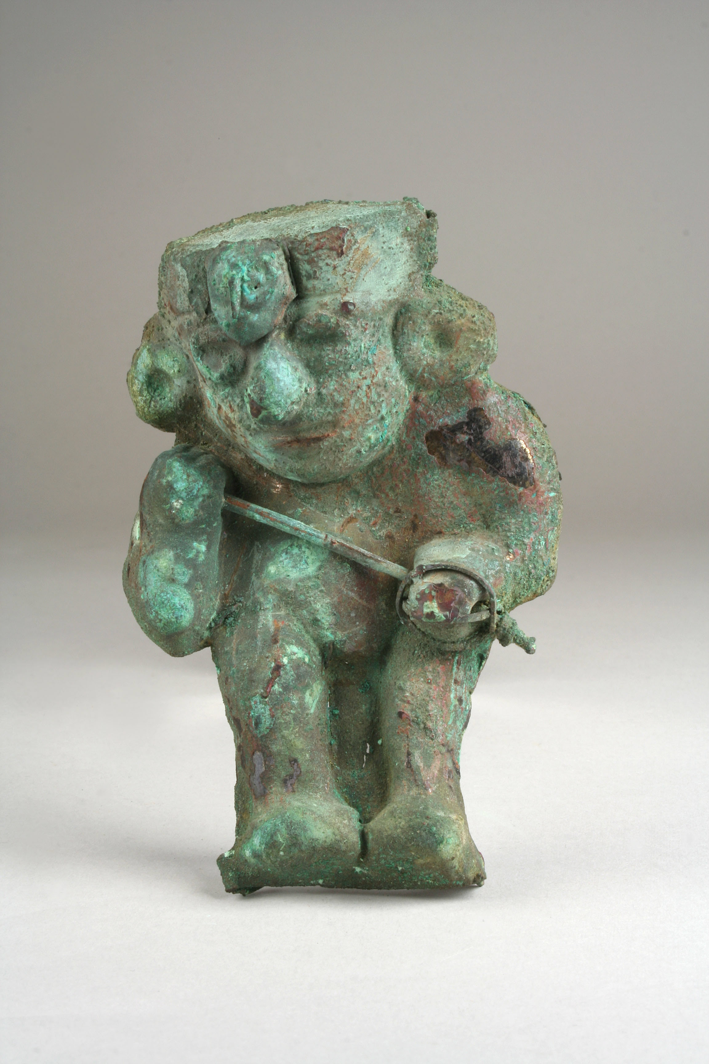 Ancient Bronze Seated Figure