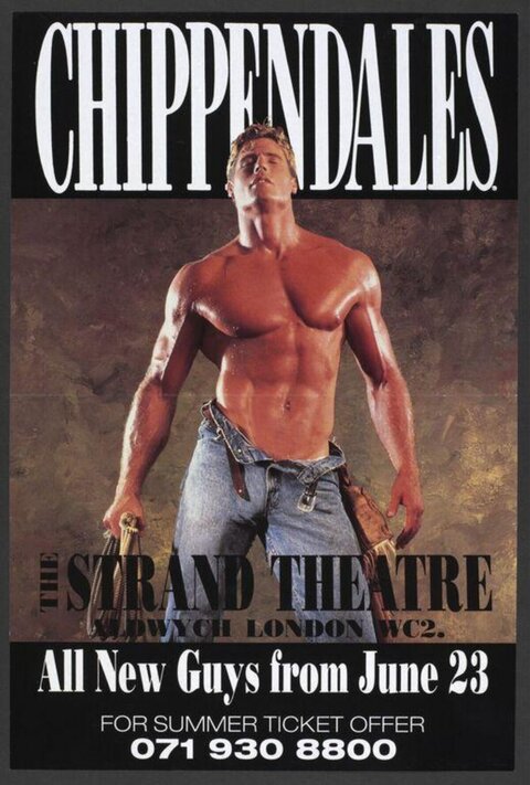 Chippendales London Show Poster