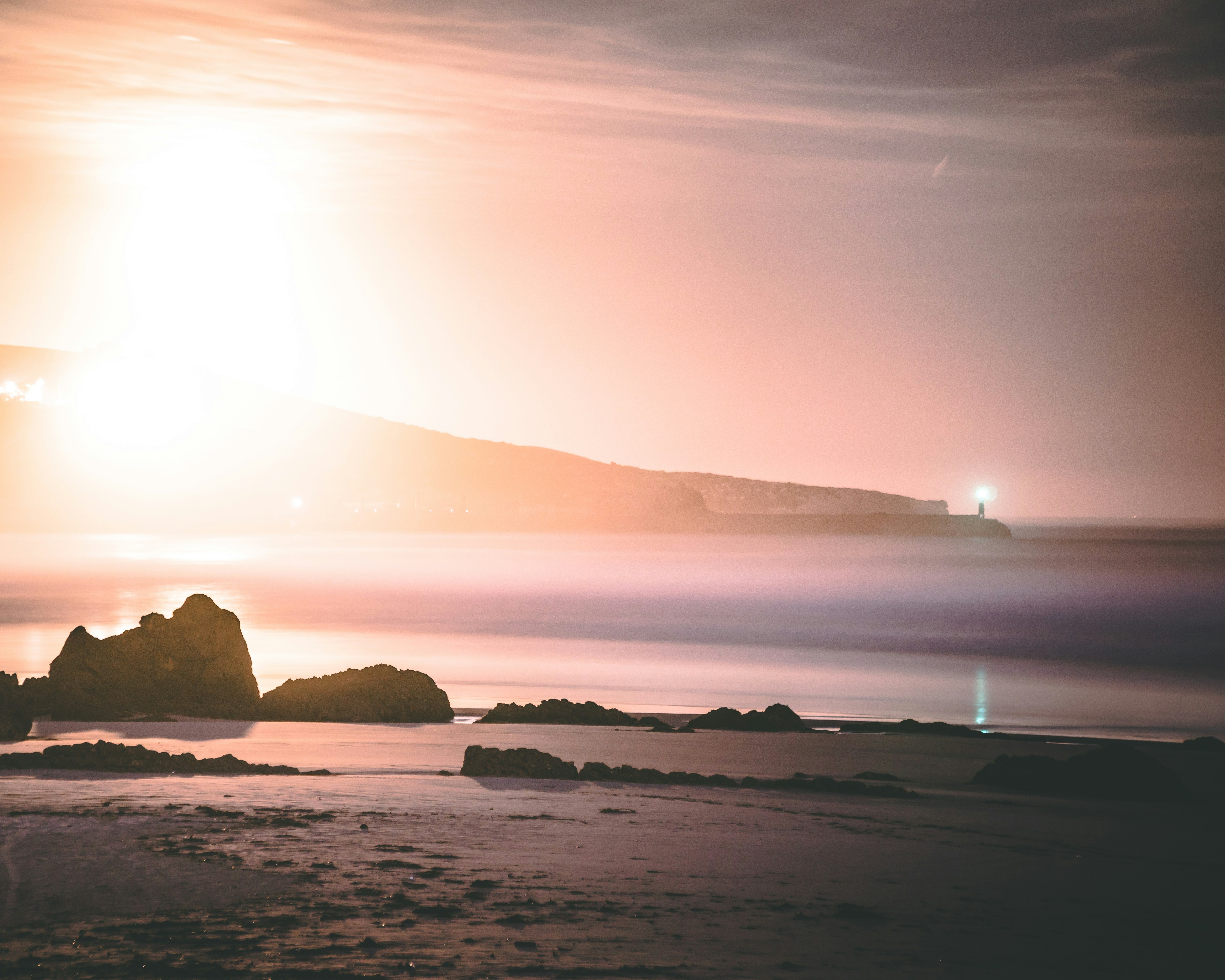 Coastal Beach Sunset
