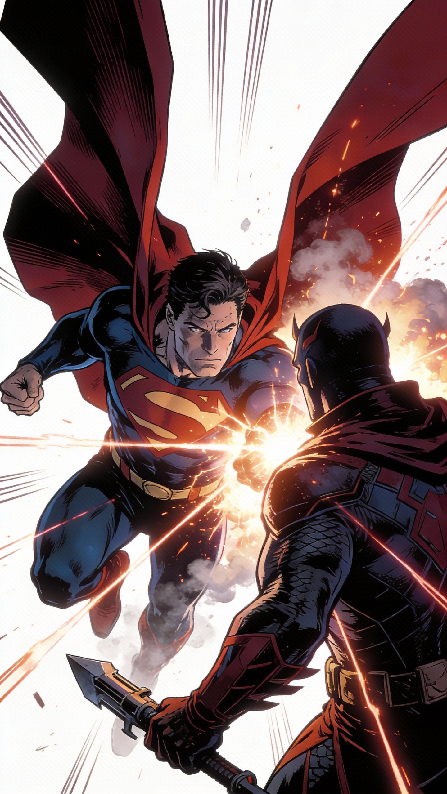 Superman Clashes With Batman