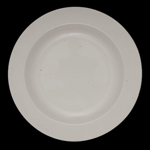 Plain White Ceramic Plate