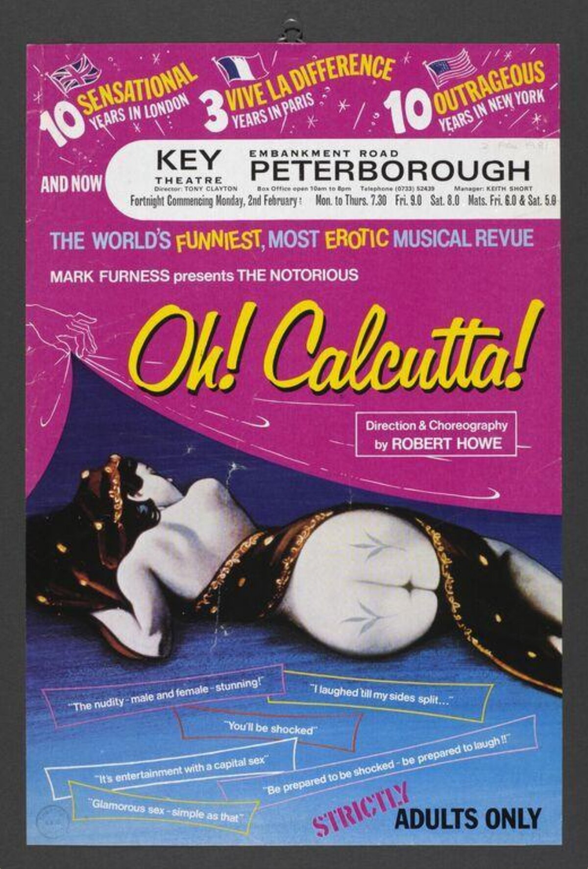 Oh! Calcutta! Theatre Show Poster