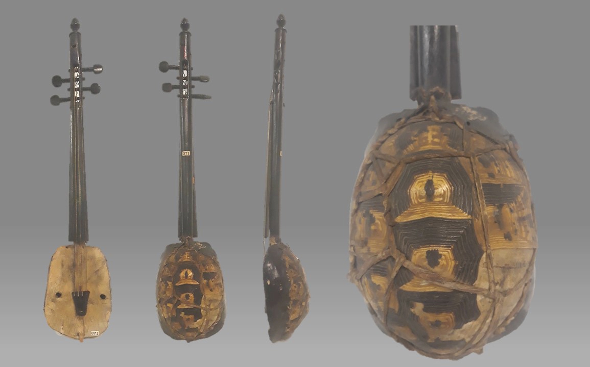 Antique Turtle Shell String Instrument
