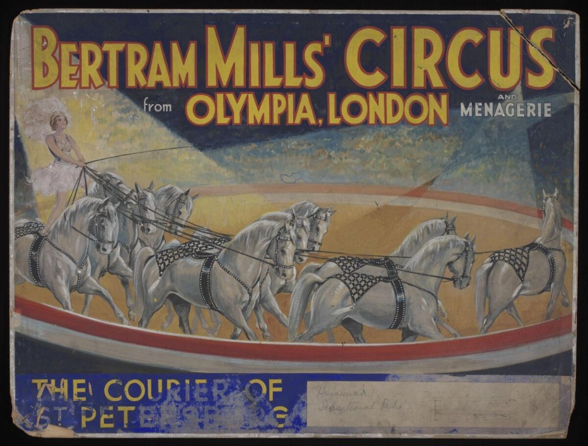 Vintage Bertram Mills Circus Poster
