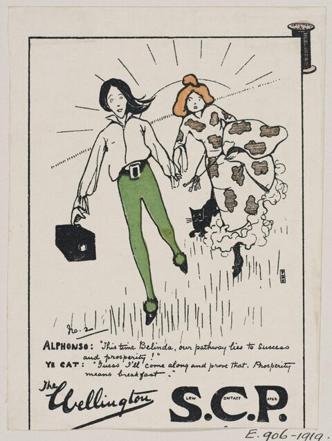 Vintage Wellington S.C.P. Advertisement