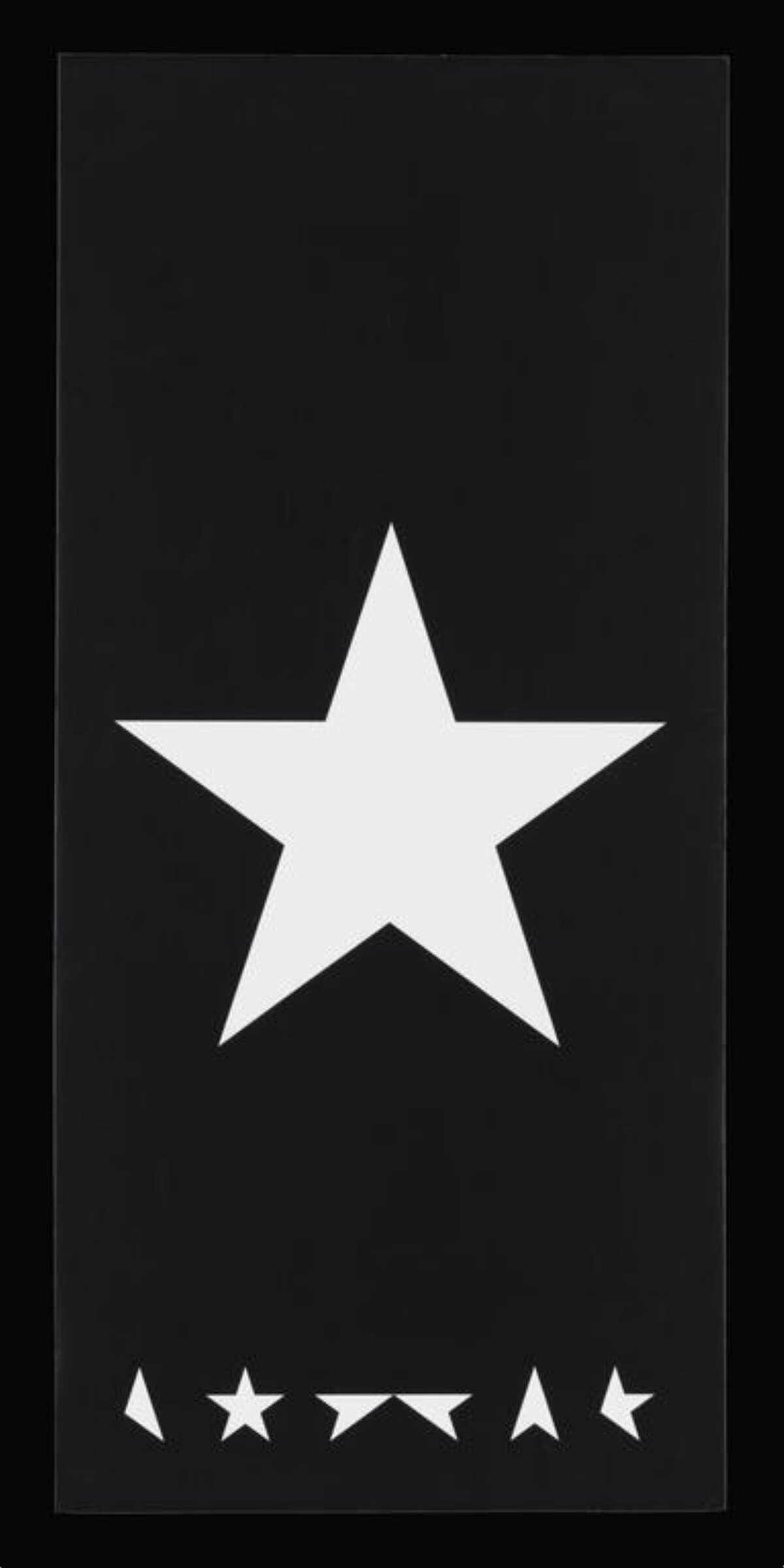 Minimal Black And White Star Graphic — Minimal Wallpapers