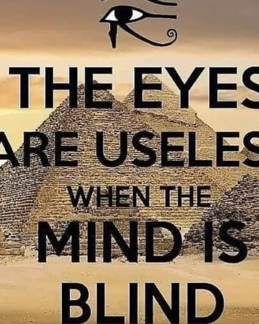 Inspirational Quote with Egyptian Pyramid Background