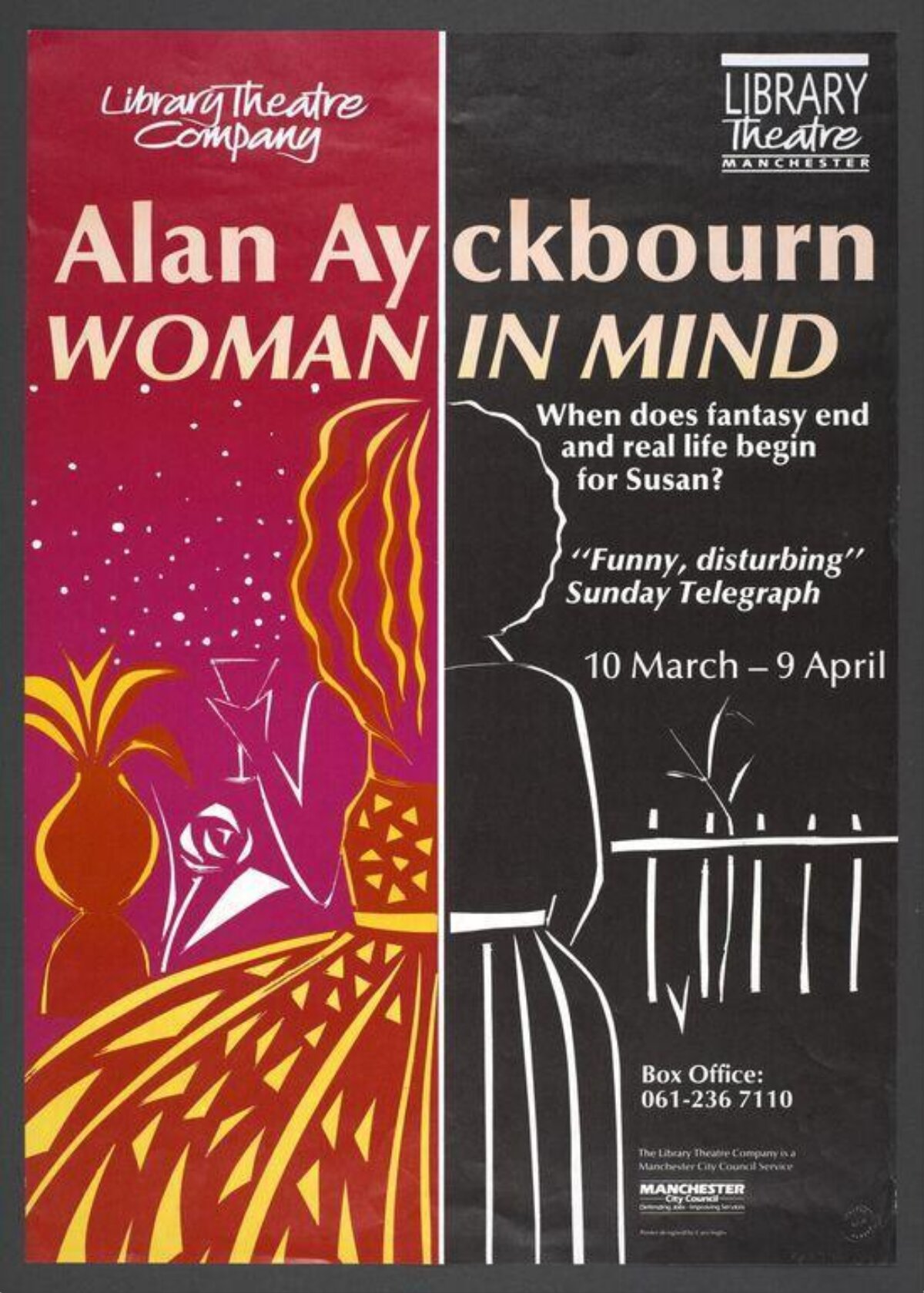 Woman In Mind Theatre Poster