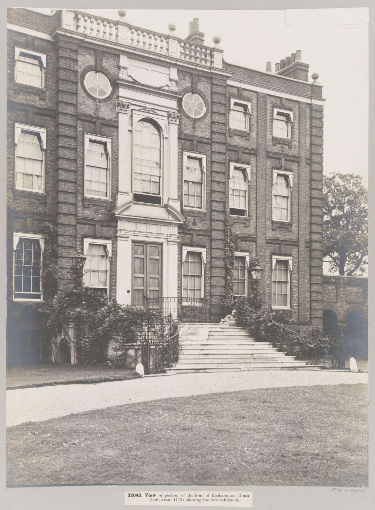 Front View of Roehampton House