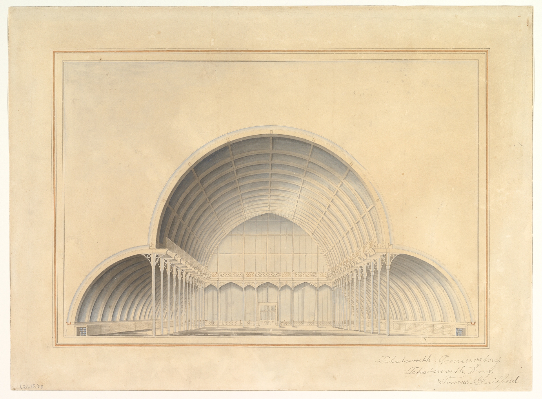 Chatsworth Conservatory Architectural Drawing