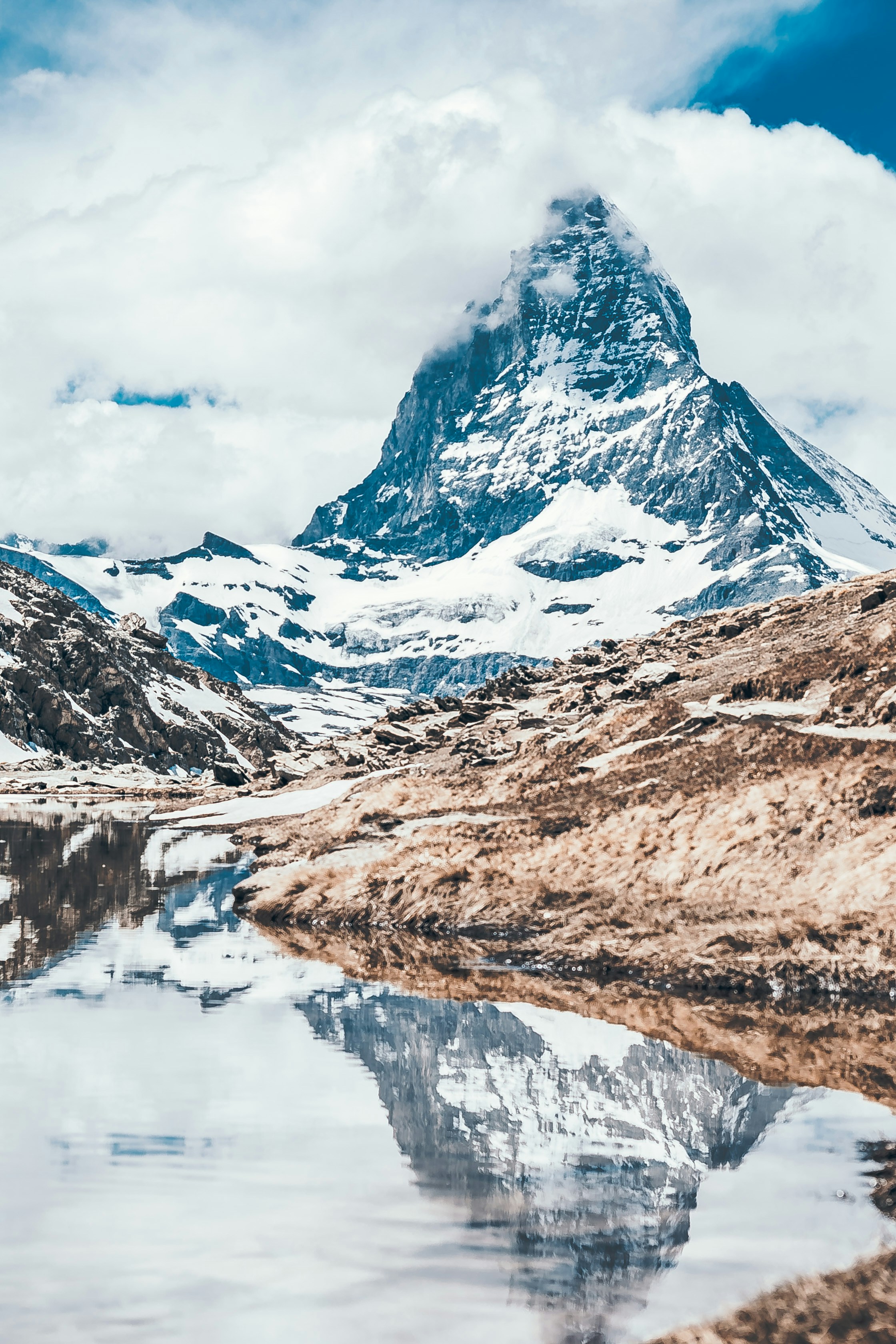 Matterhorn Reflected in Alpine Lake
