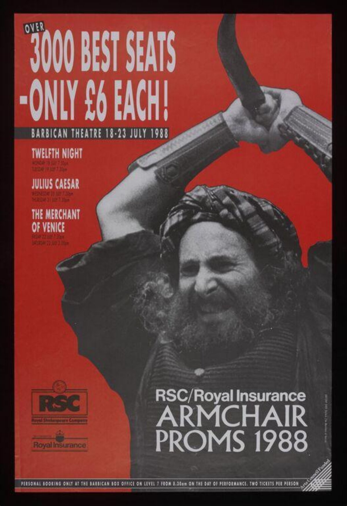 1988 RSC Armchair Proms Poster