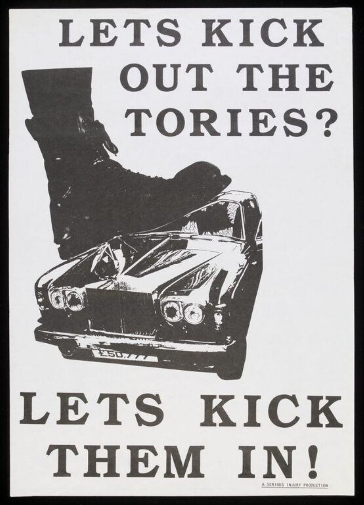 Anti-Tory Political Protest Poster