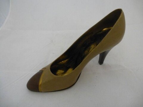 Two-Tone Women's High Heel Pump