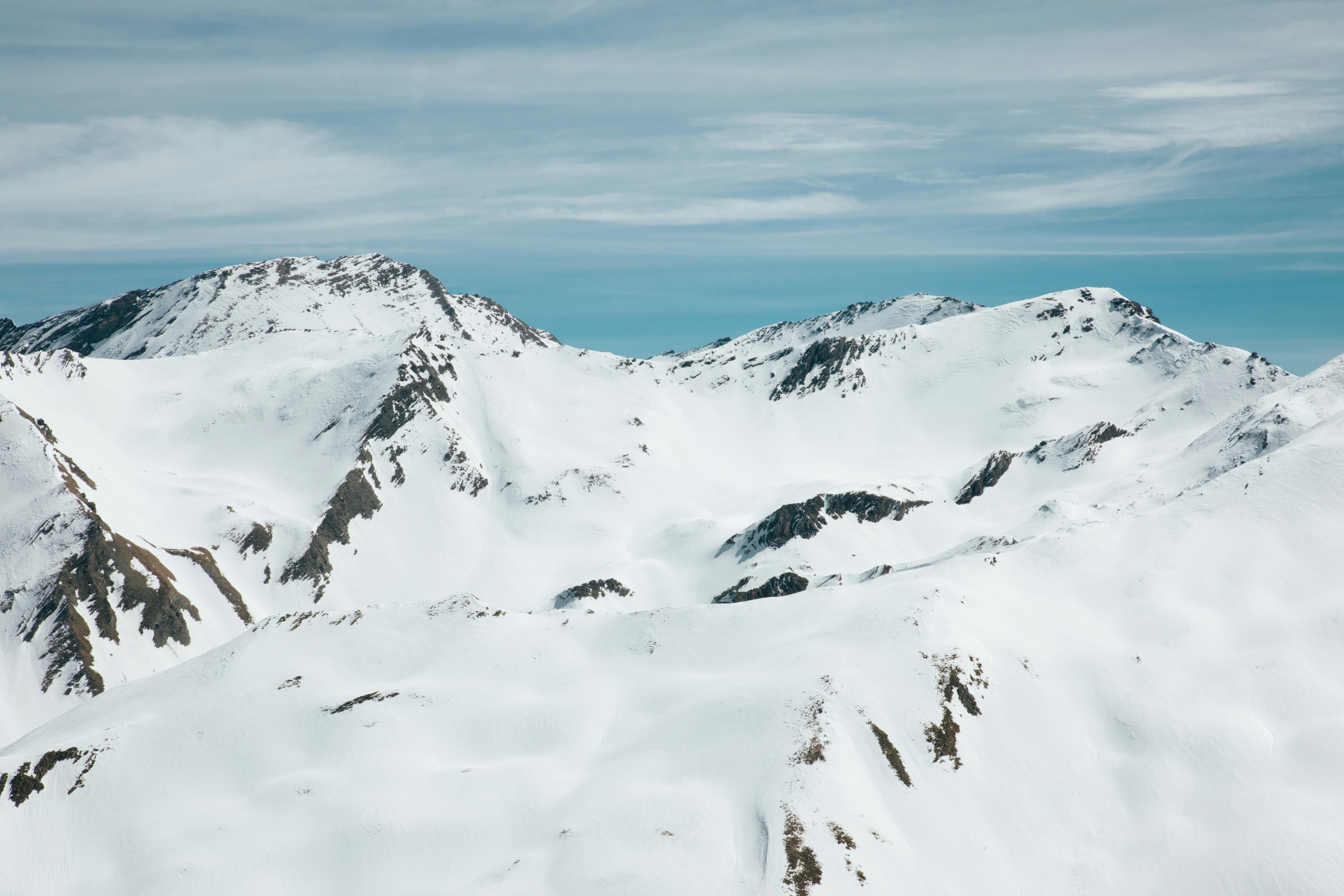 Snow-covered Mountain Peaks