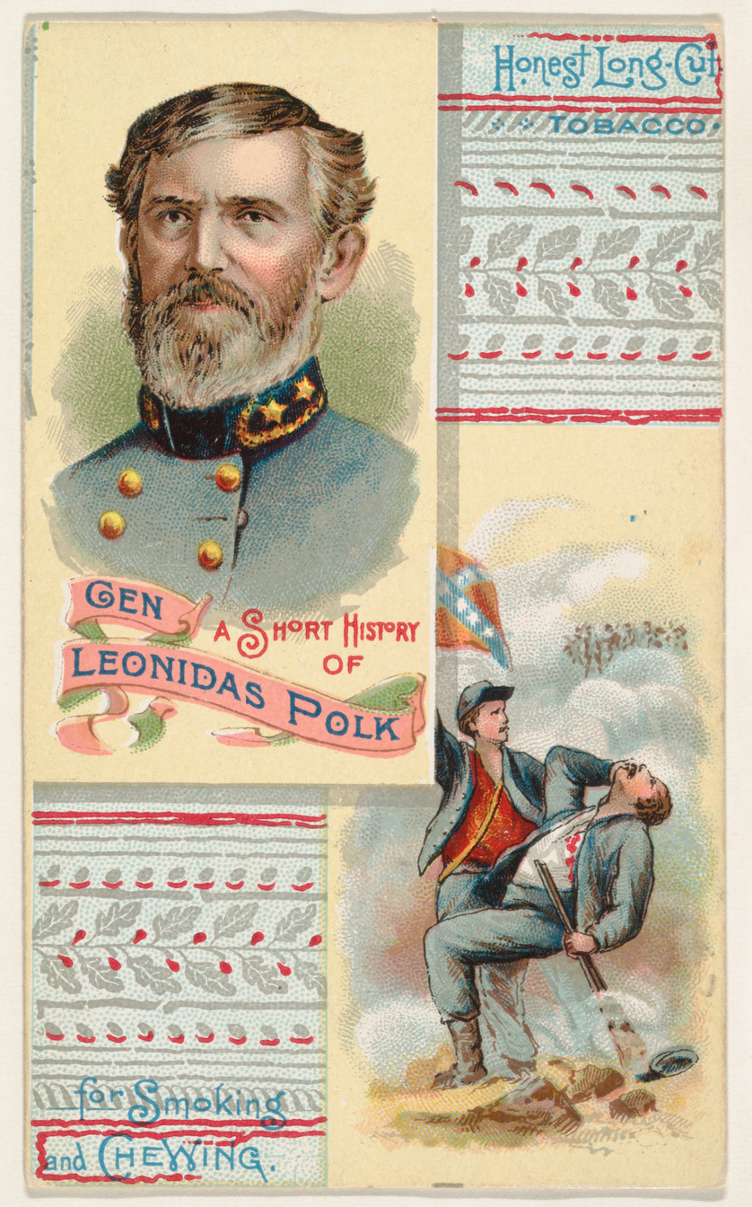 Vintage Leonidas Polk Tobacco Card