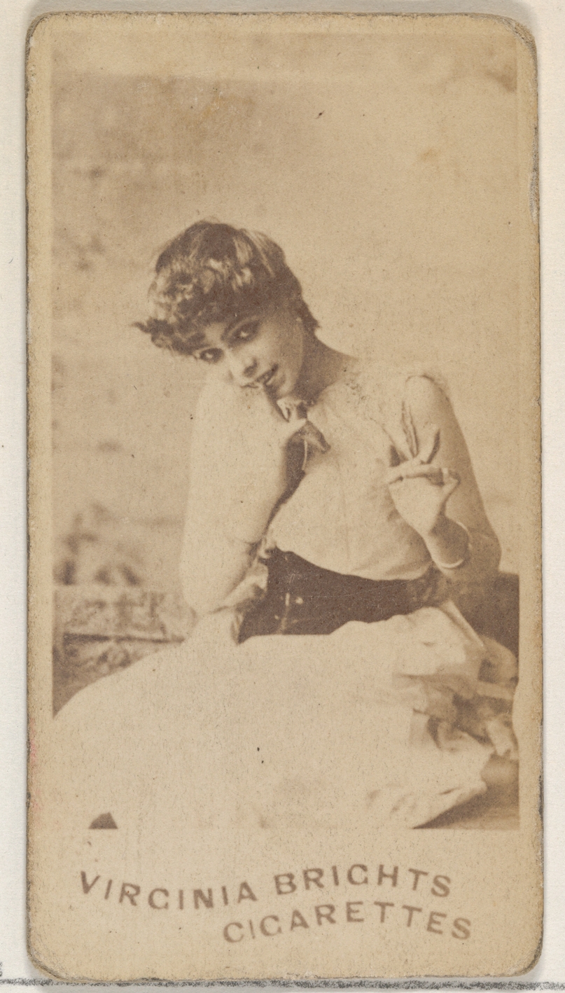 Virginia Brichts Cigarette Card Portrait