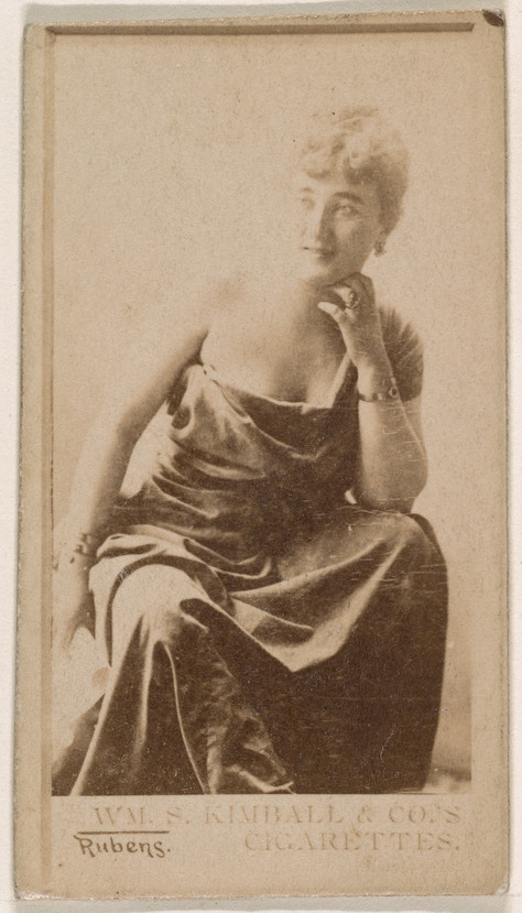 Kimball Cigarette Vintage Actress Portrait