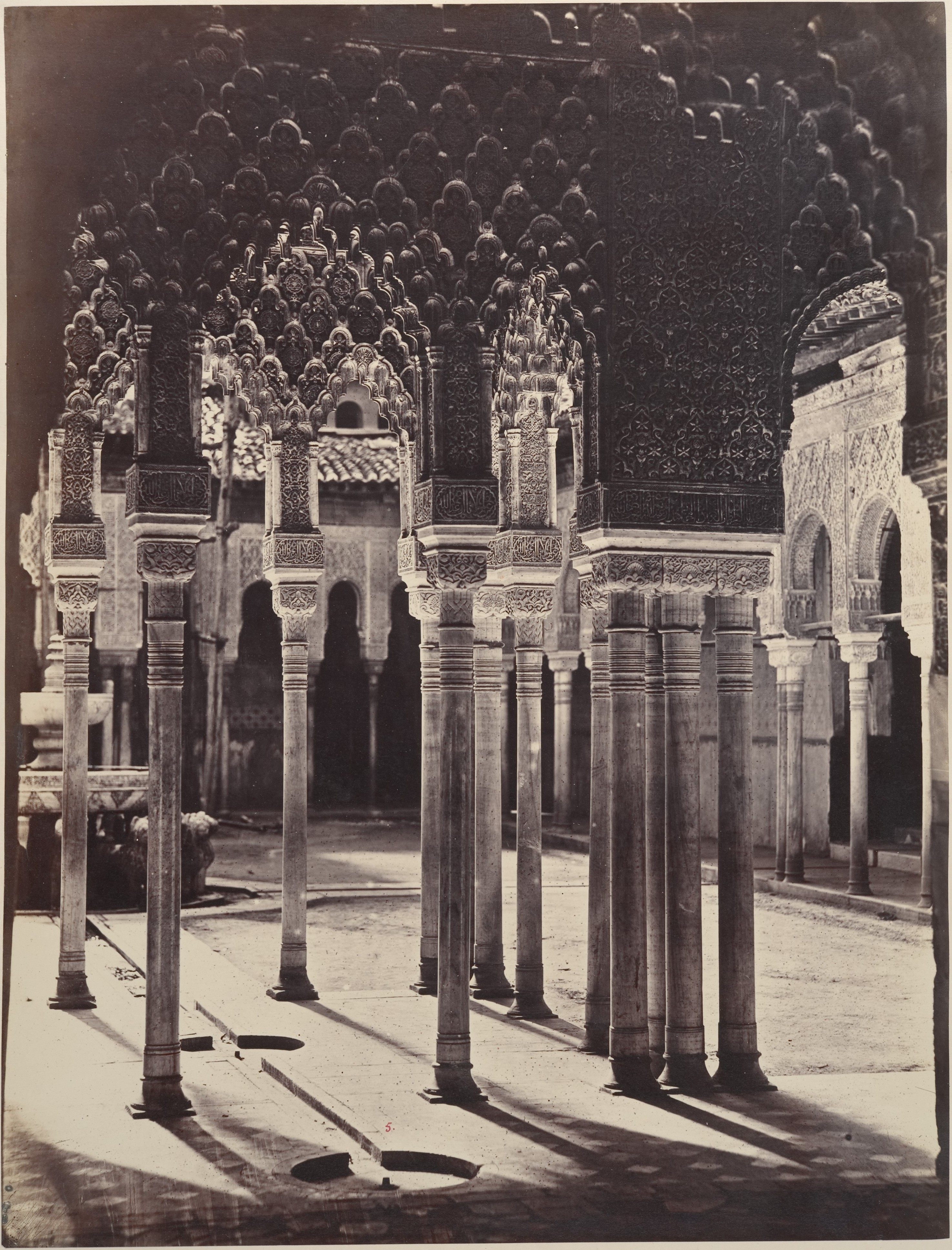 Alhambra Courtyard Colonnade