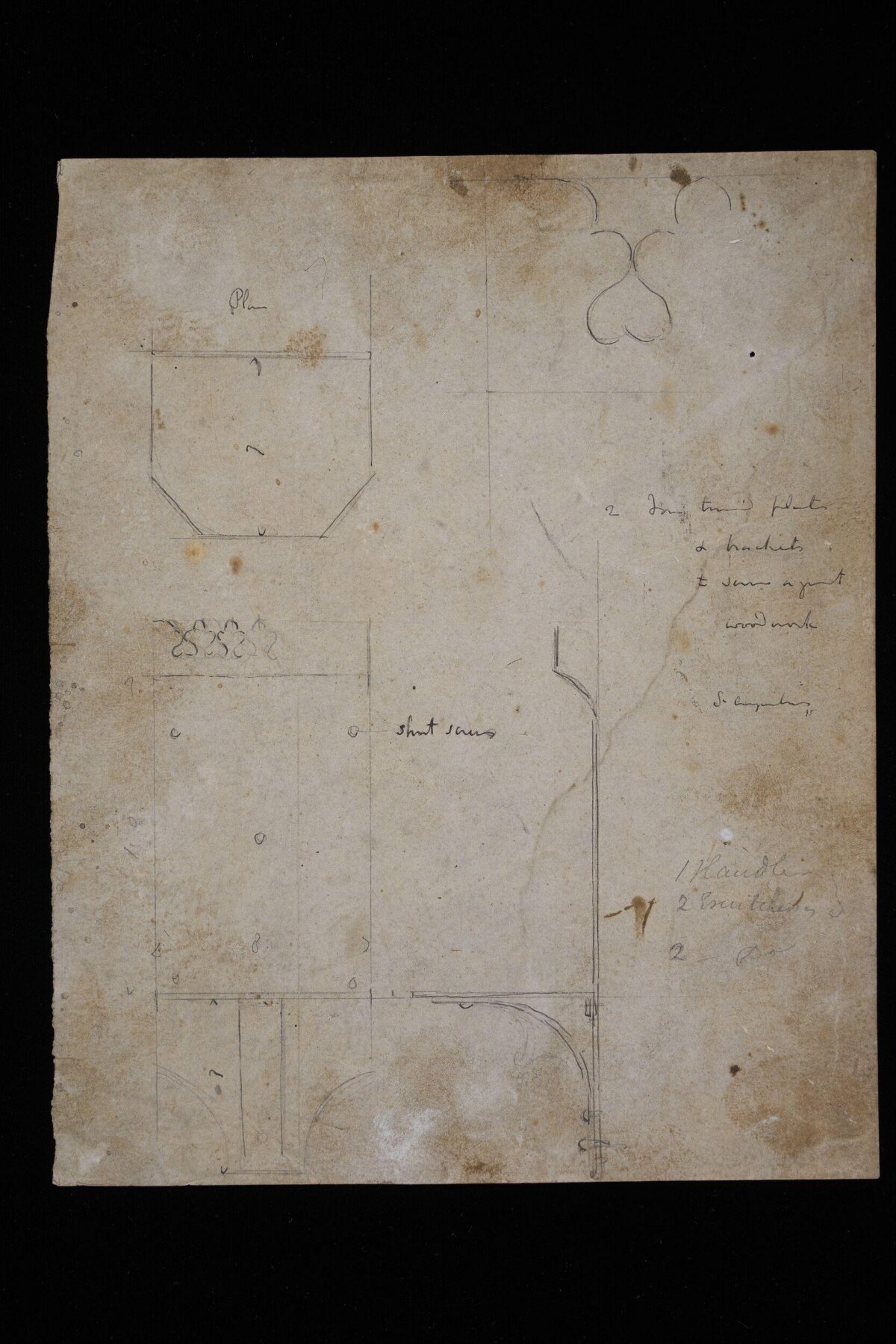Hand-drawn Architectural Plan Sketch