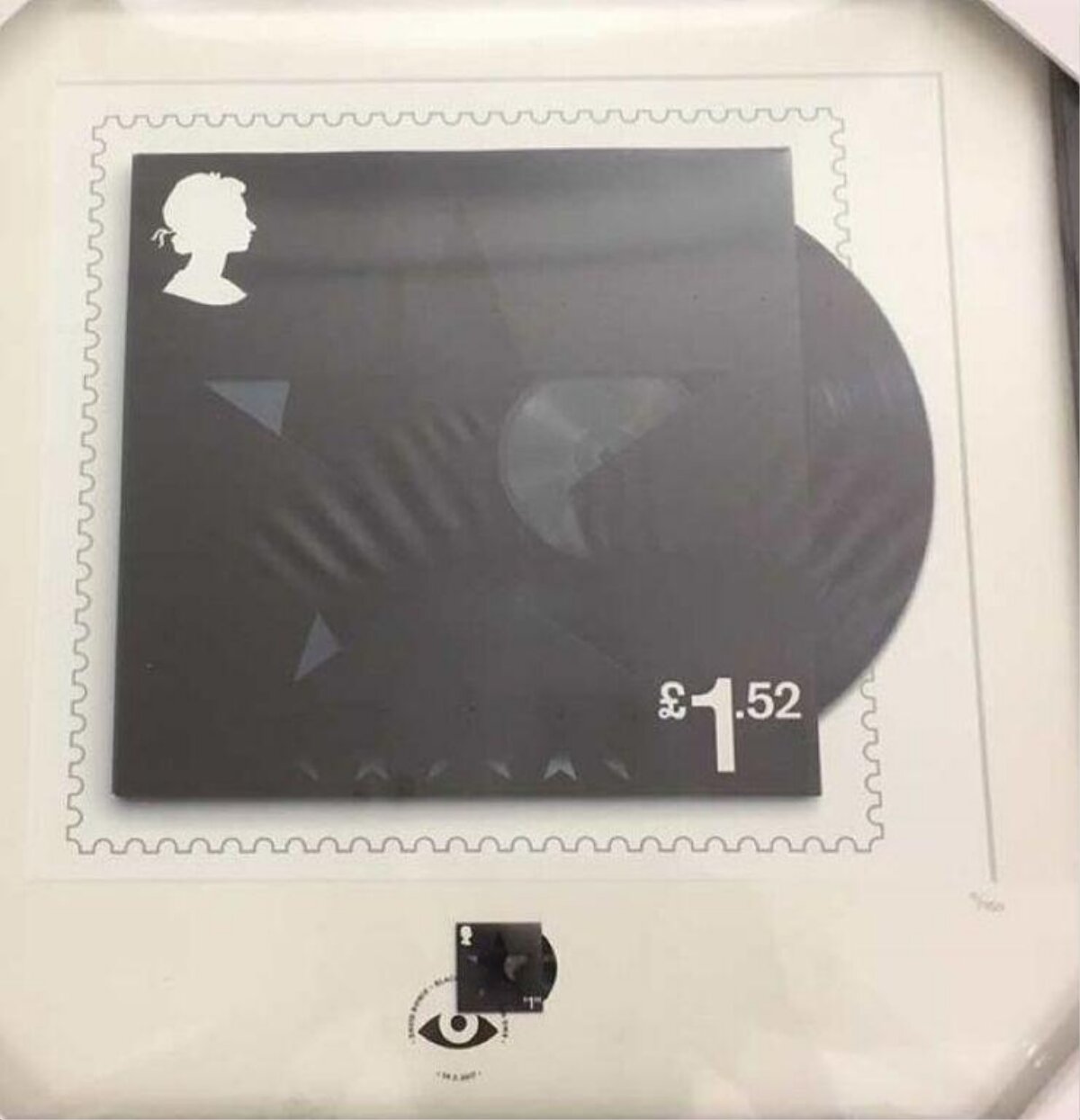 UK Vinyl Record Commemorative Stamp