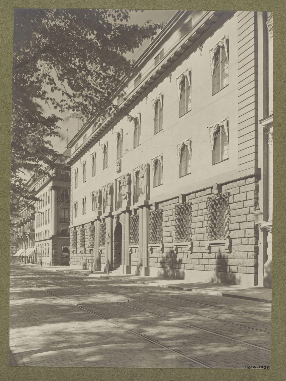 Vintage Urban Street Building View