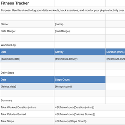 Fitness Tracker