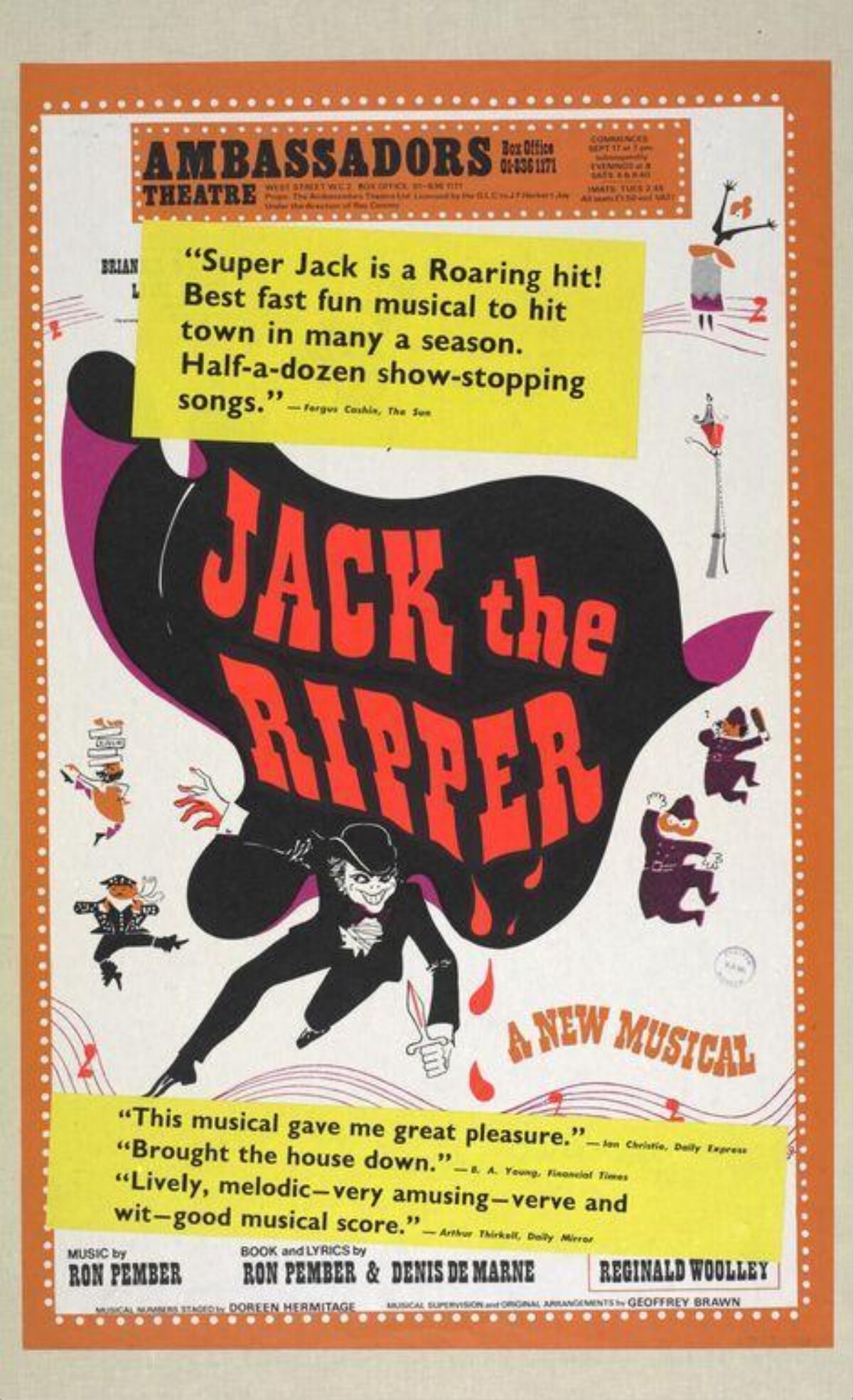 Jack the Ripper Musical Theatre Poster