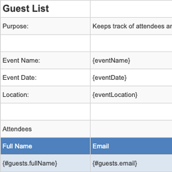 Guest List
