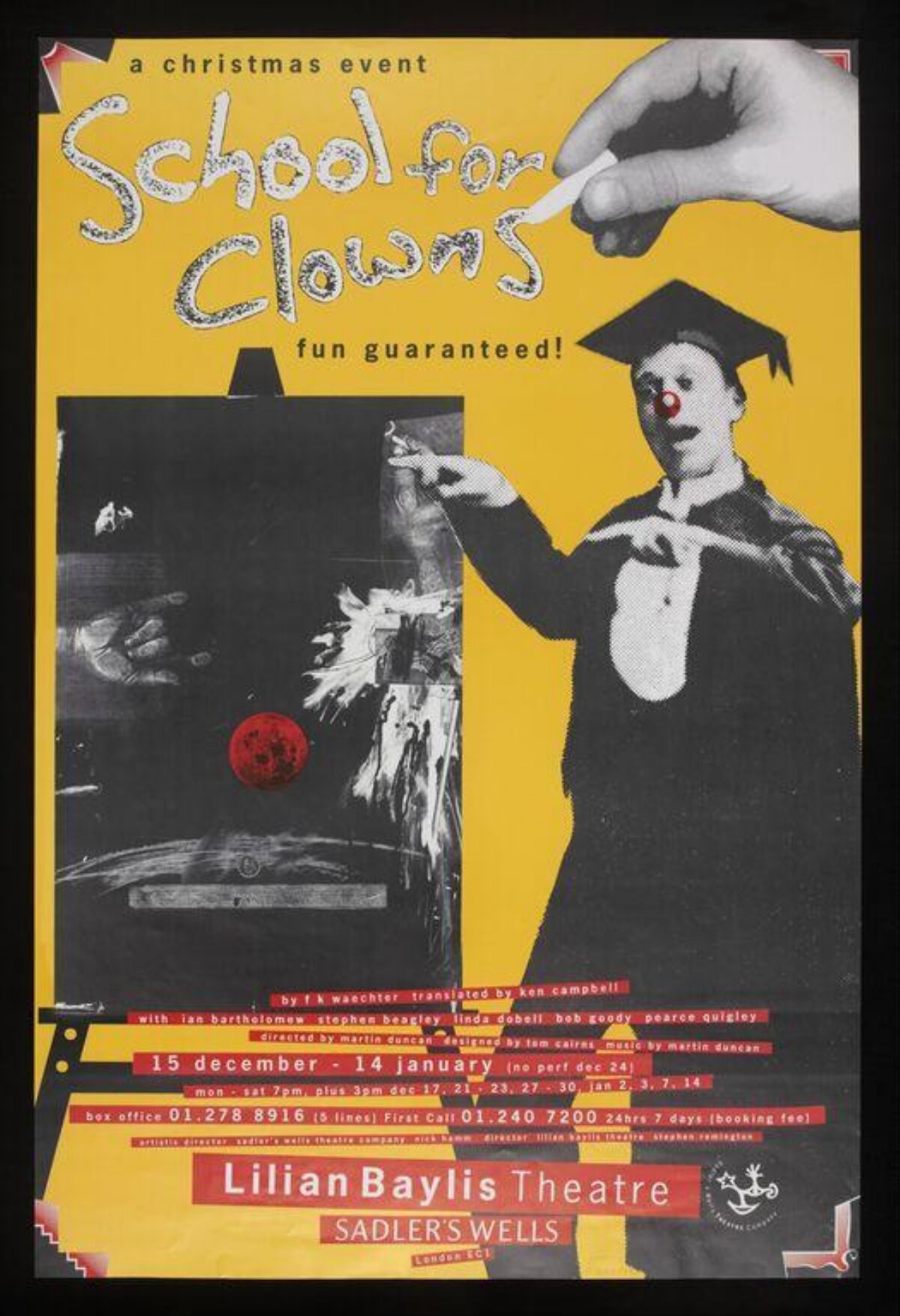 School for Clowns Theatre Poster