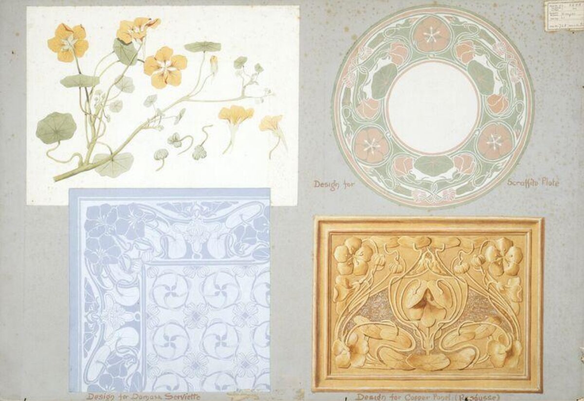 Nasturtium Botanical Design Studies