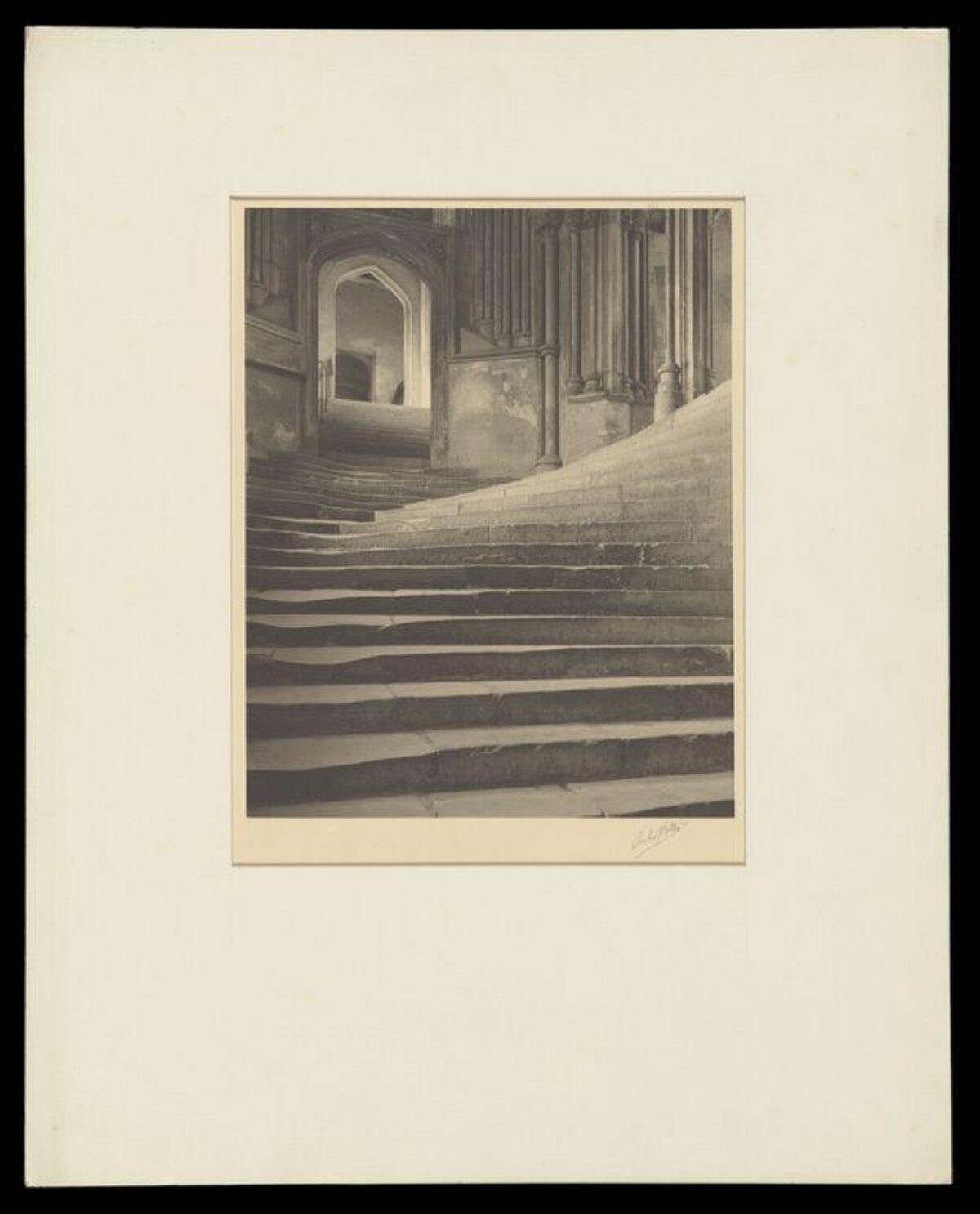 Old Interior Stone Staircase