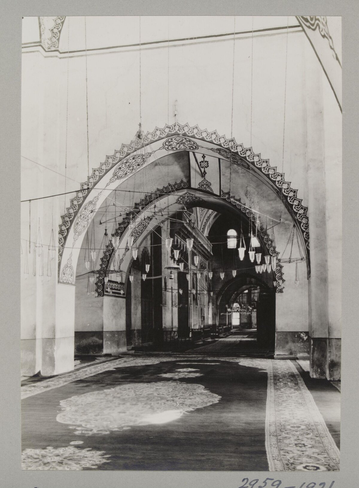 Vintage Mosque Interior View