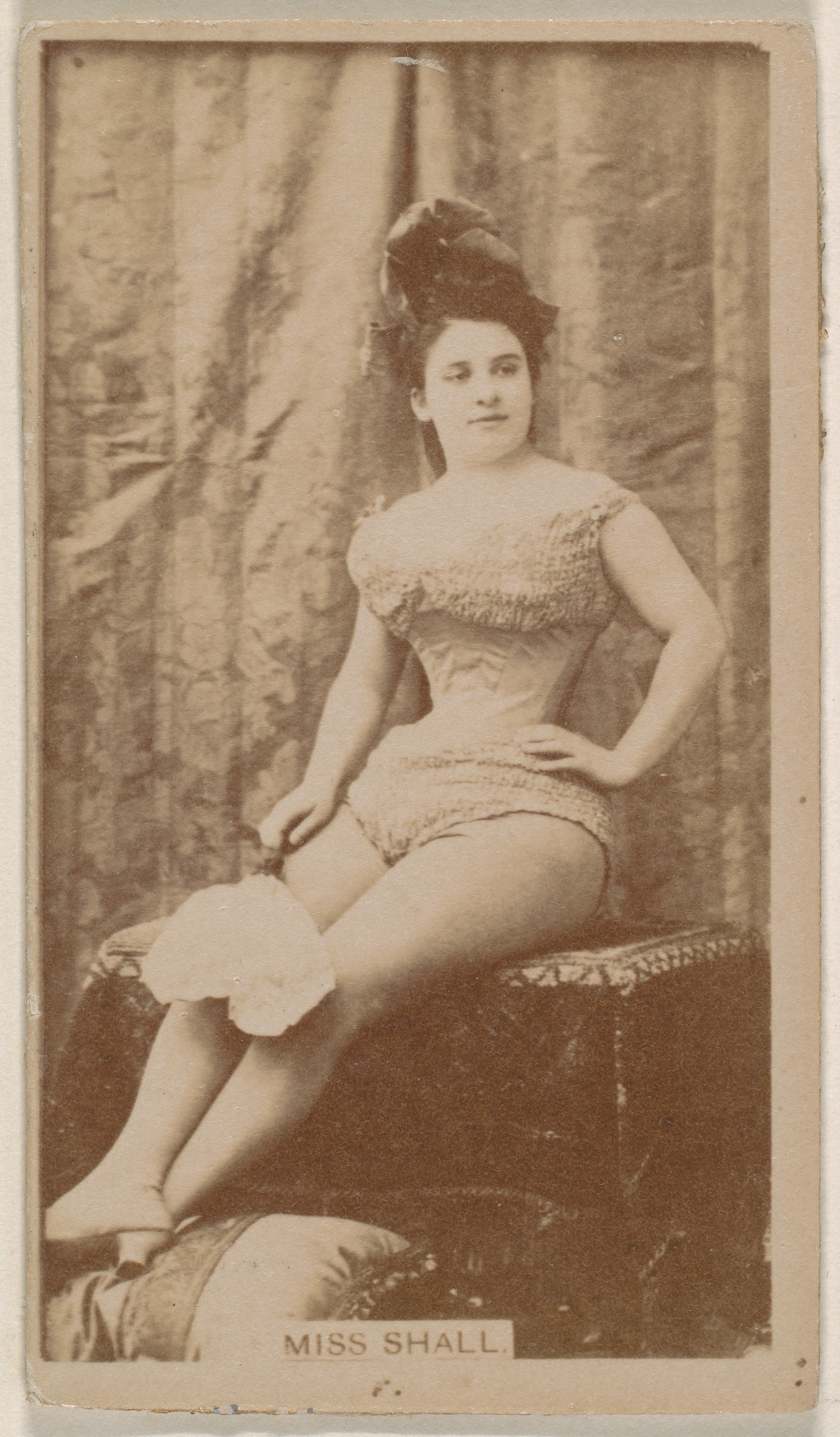 Vintage Portrait of Miss Shall