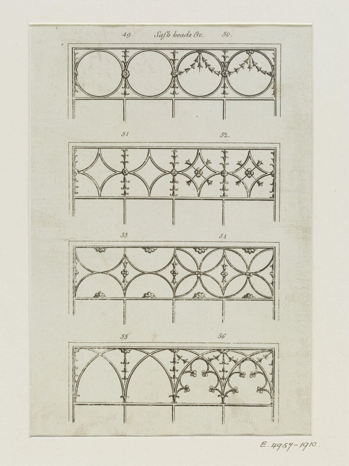 Sash Head Decorative Pattern Designs