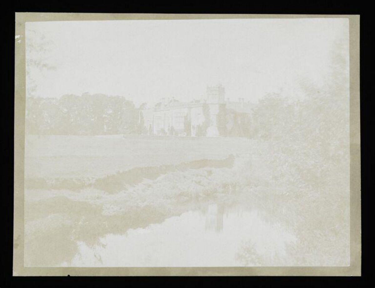 Faded View of Country House by Water