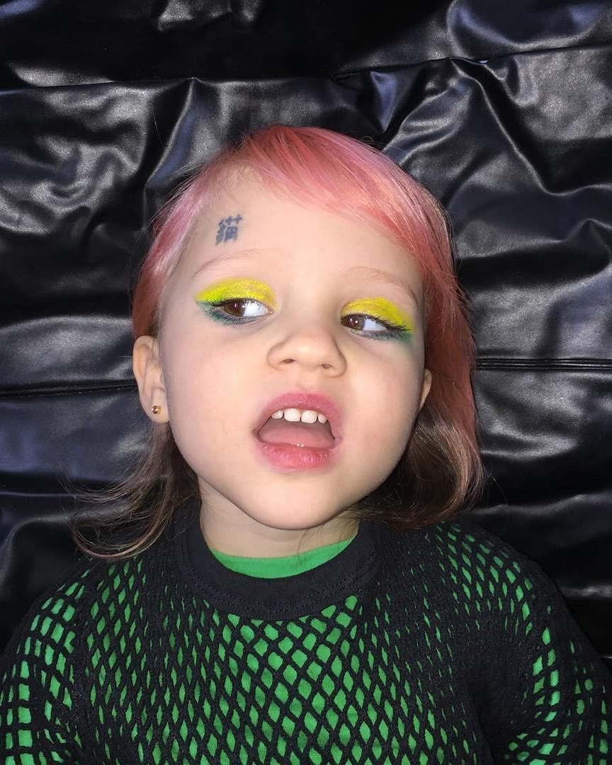 Toddler With Bold Alternative Styling