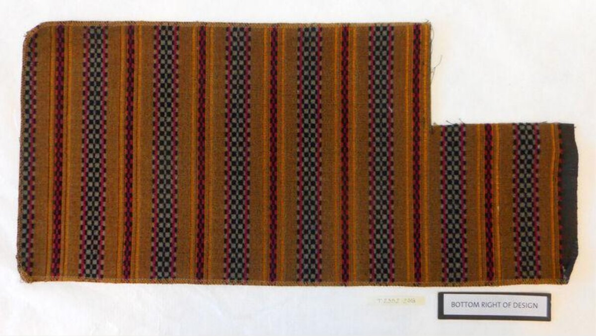Striped Woven Textile Sample