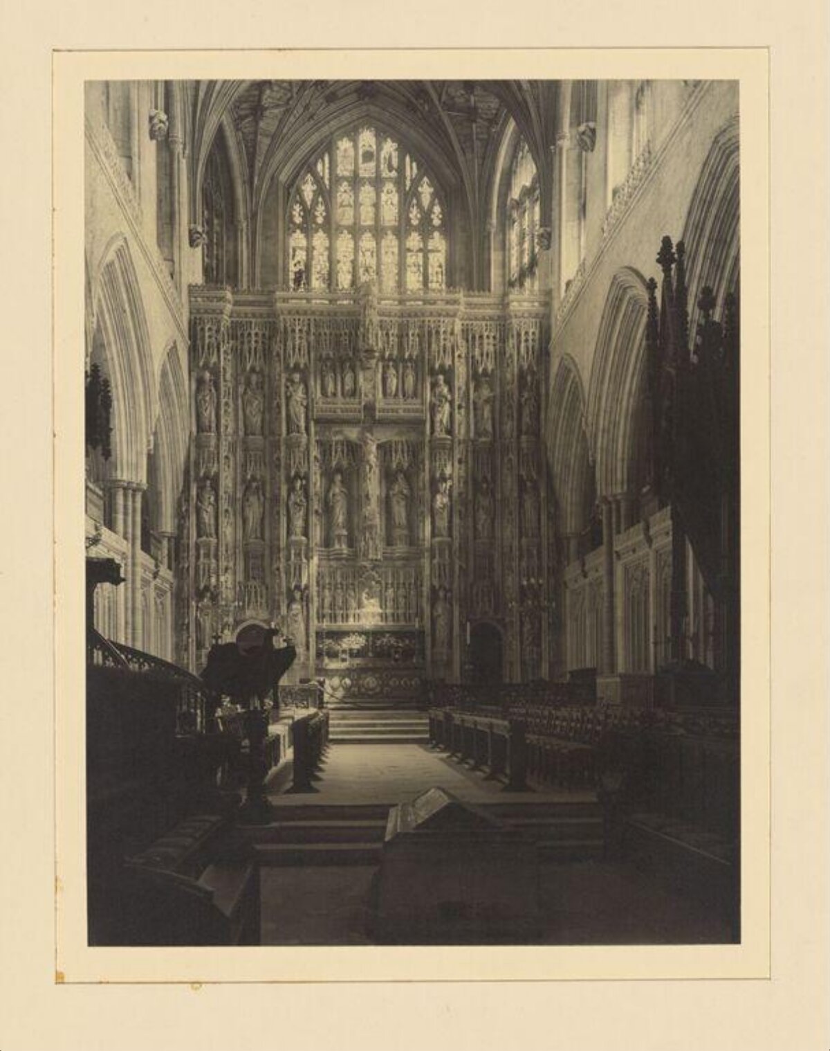 Gothic Cathedral Choir Interior