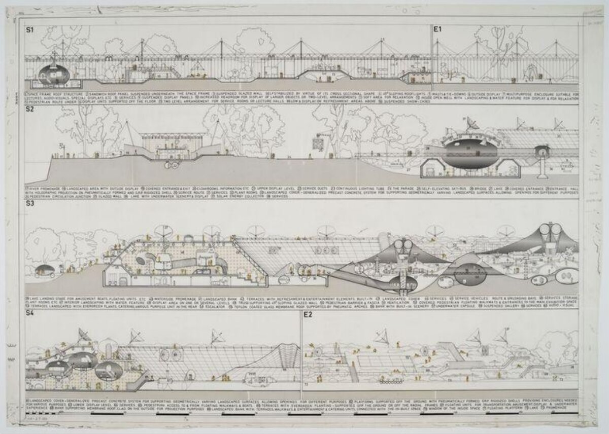Architectural Section Drawings