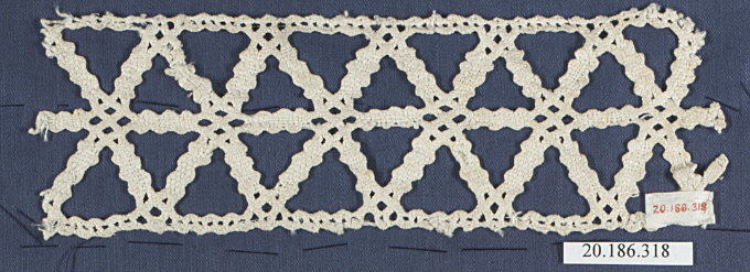 Vintage Geometric Lace Fragment