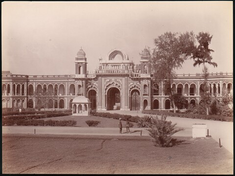 Vintage Indian Royal Palace Entrance