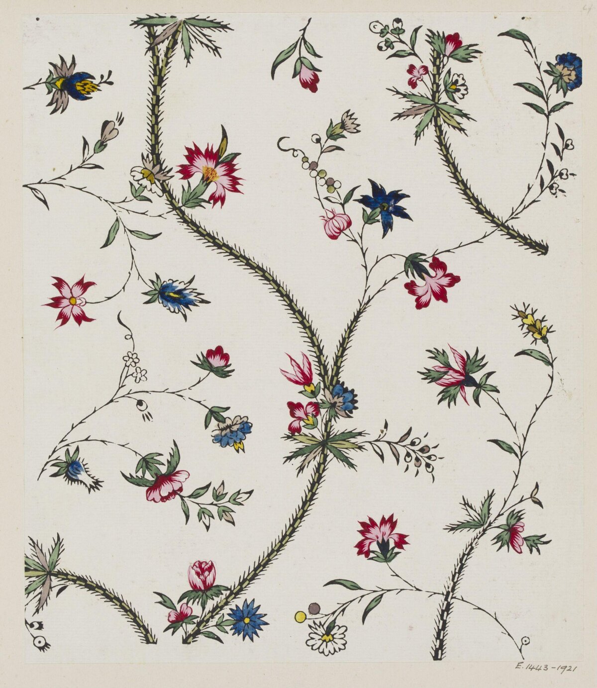 Hand Drawn Floral Pattern Design