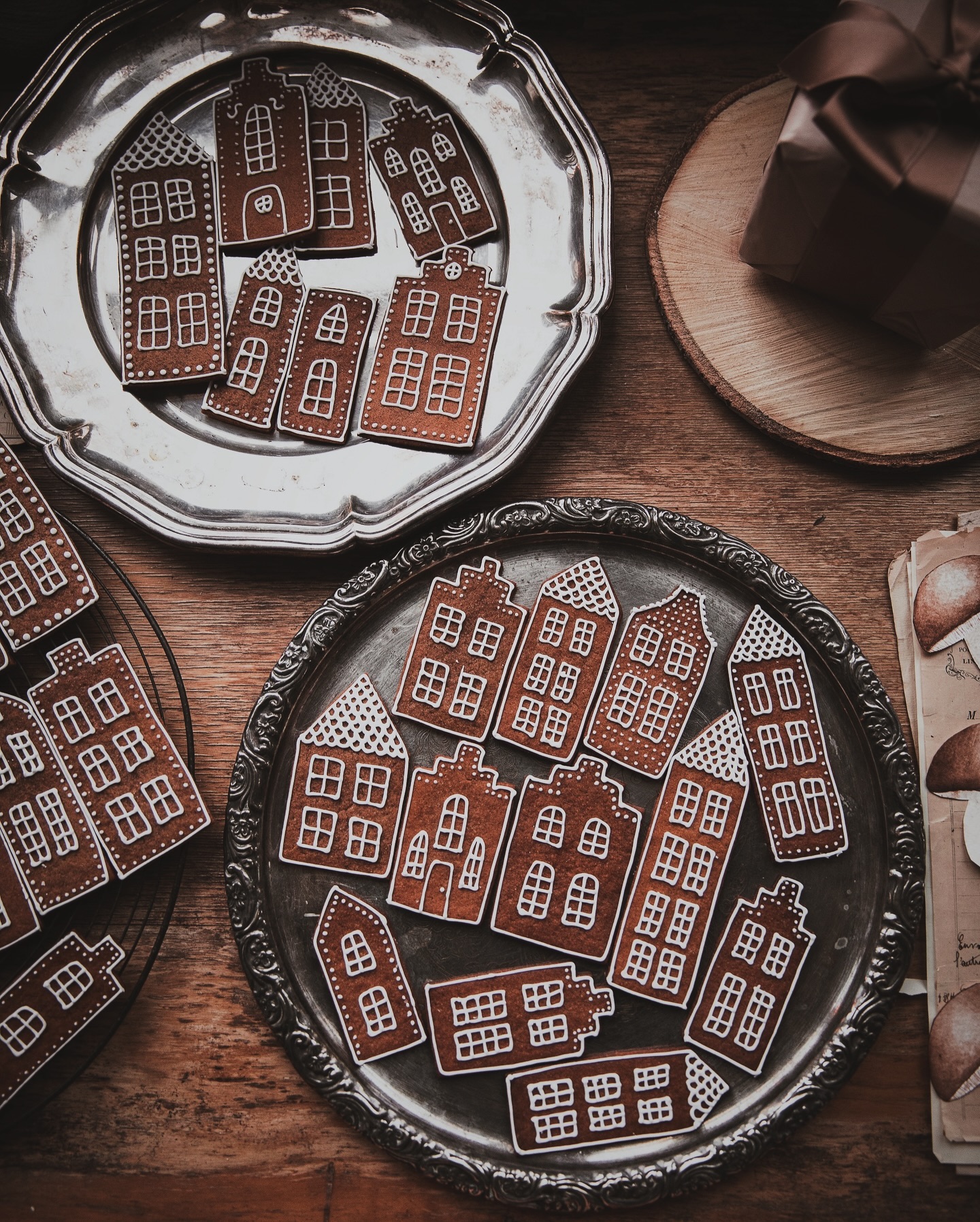House-Shaped Gingerbread Cookies