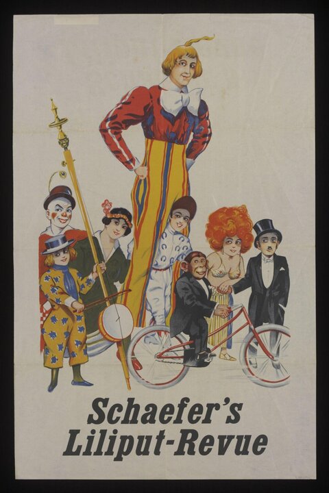 Schaefer's Liliput-Revue Poster